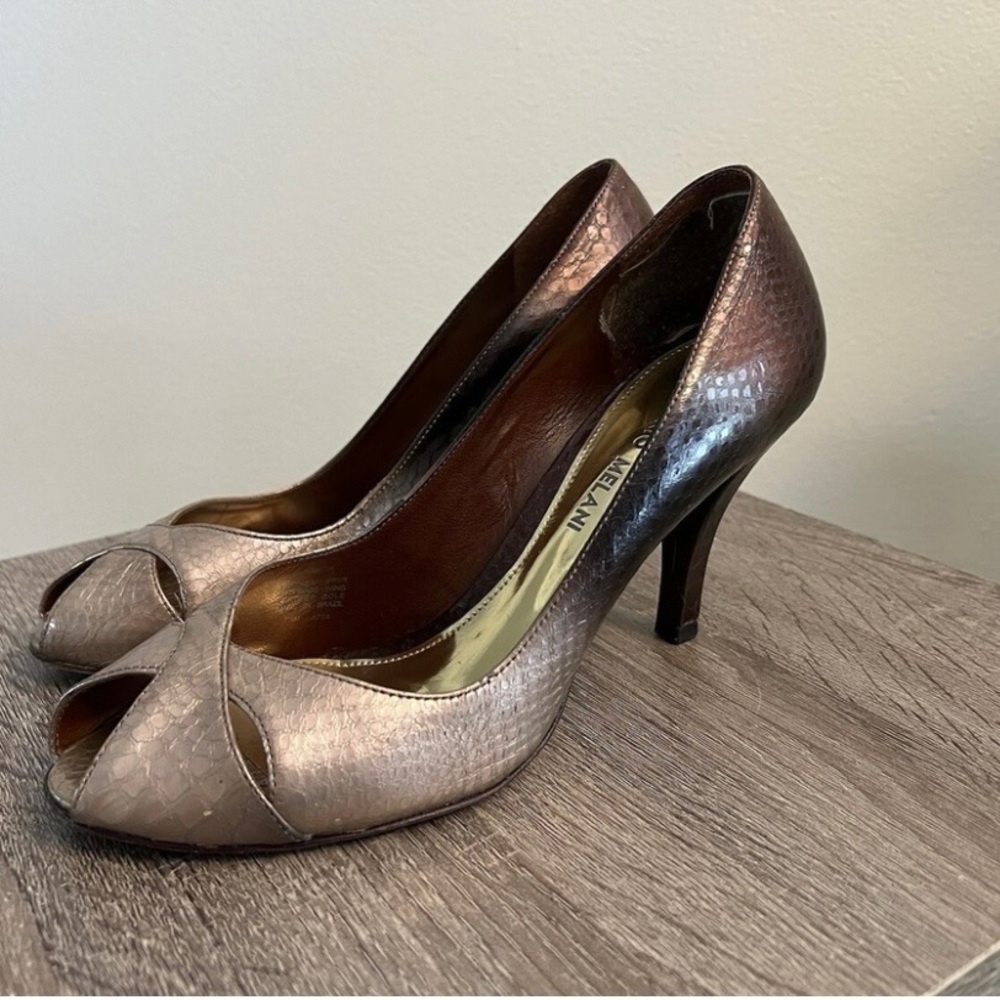 Antonio Melani “vanish” peep toe heels